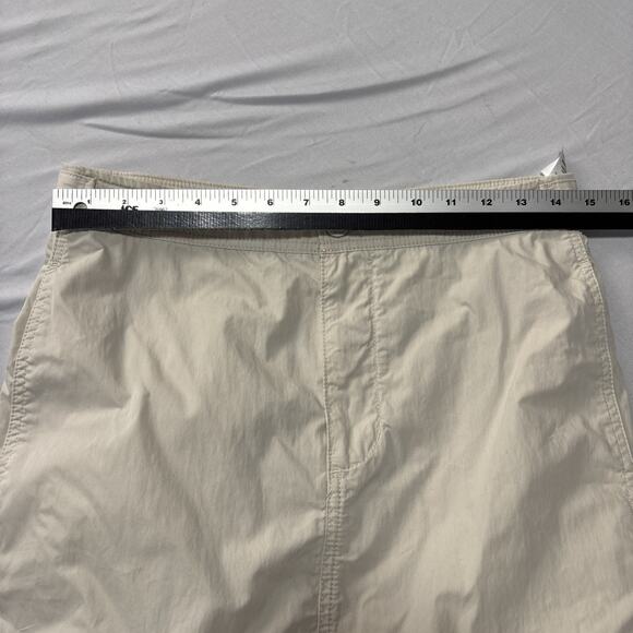 TNA Aritzia Utility Skirt 4 Beige Drawstring Hem Y2K 90's Urban Streetwear - Picture 8 of 9